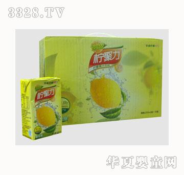 柠聚力柠檬果汁饮料250mlx16盒